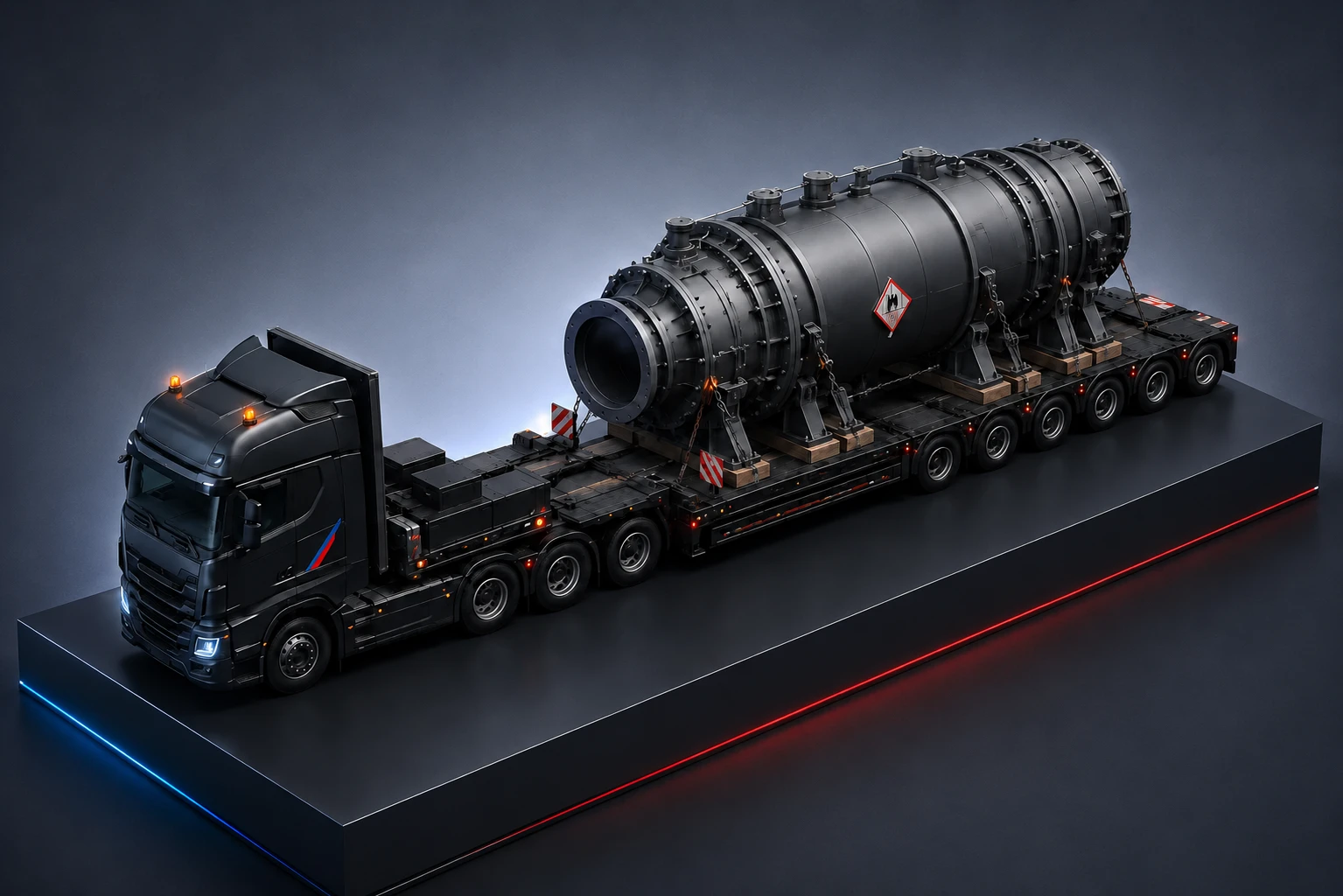 Spezialtransport mit Überbreite